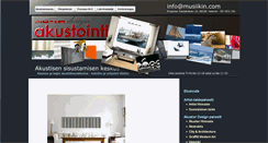 Desktop Screenshot of akustiikka-shop.com