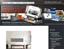 Tablet Screenshot of akustiikka-shop.com